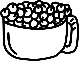 Set of kitchen utensils and cookware icons