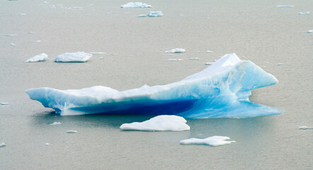 Eisberg, Grey Gletscher, Torres del Paine Nationalpark, Chile, Südamerika | Iceberg, Grey Glacier, Torres del Paine National Park, Chile, South America