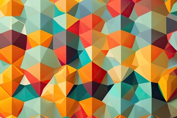 Colorful Bright Design of Abstract Background. Generative AI