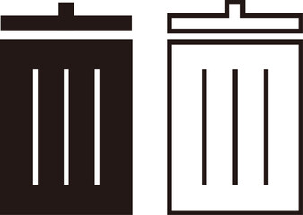 ゴミ箱・ペールのアイコンセット