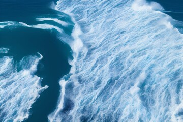 wallpaper,
ocean surface seen from the sky, generative ai