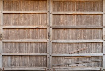 The Wooden gate texture background