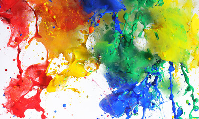 Pride Month - LGBTQ+ Abstrakter dynamischer Hintergrund Symbolbild  mit den bunten Farben des  Regenbogens