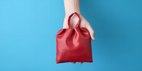 person holding a bag