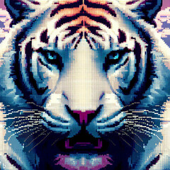 Tigre pixel art