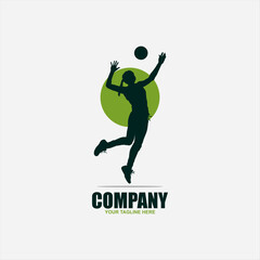 Fototapeta na wymiar Volley Ball Sport logo icon vector