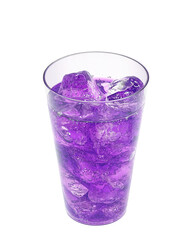 グラスに入ったエナジードリンクのイラスト　リアル