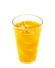 Naklejka na ściany i meble オレンジジュースのイラスト　リアル