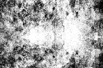 Overlay scratched design background. Black and white grunge background with scratches and cracks