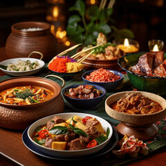 Fototapeta premium food on the table
