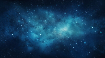 Obraz na płótnie Canvas stars in an blue space background