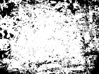 Black and white grunge background with scratches and cracks. Texture, wall, concrete texture background with space