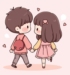 Cute lovers, Adorable couple, Playful affection, Charming romance, Sweet relationship, Endearing companionship, Whimsical love story, Lovable partners, Gentle affection, Precious bond, Delightful pair