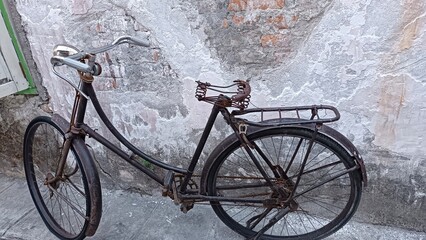 classic bicycle, showcased in a meticulously curated collection area, where nostalgia and elegance...