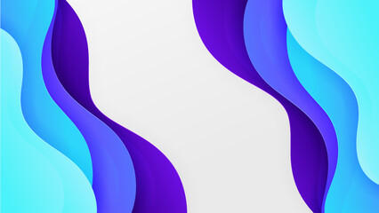 Colorful wavy abstract bakground with gradient soft color. Premium vector background. Eps10	