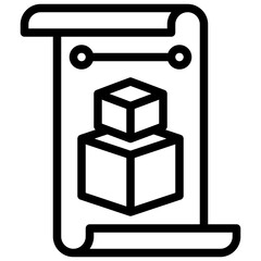 content management line icon,linear,outline,graphic,illustration