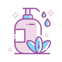 Treatment icon design in four variation color