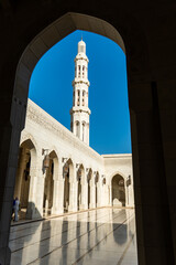 Fototapeta na wymiar the grand mosque of oman