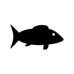 Fish icon on white.