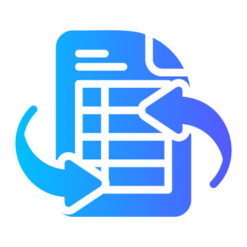 revision gradient icon