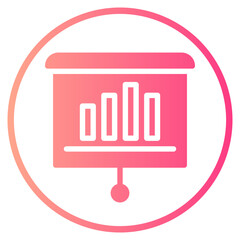 presentation gradient icon