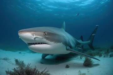 Fototapeta premium Shark, generative ai