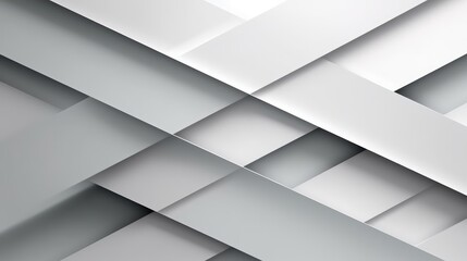 Gray and white diagonal line architecture geometry tech. Generative AI.