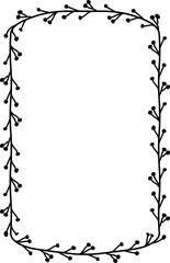 Can shape Flower frame wreath vector Leaves border floral photo frame romantic Botanical Branches decoration wedding anniversary birthday new year newborn Christmas valentine winner award