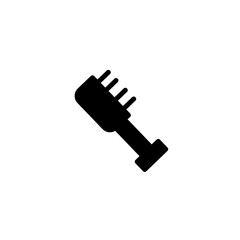 spa body brush solid icon
