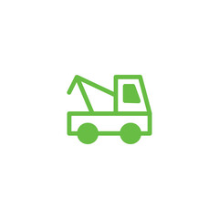 service trowtruck vehicle solid icon