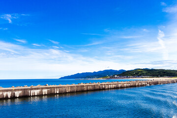 Obraz premium 海と島