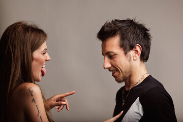 Patience, adoration in playful teasing