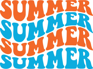 Retro summer svg design, summer svg design
