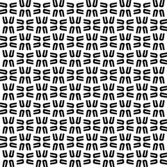 Seamless vector background with repeat pattern. Black and white color. Perfect for fashion, textile design, cute themed fabric, on wall paper, wrapping paper, fabrics and home decor.