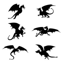 6 badass and fierce black dragons