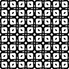 Seamless vector background with repeat pattern. Black and white color. Perfect for fashion, textile design, cute themed fabric, on wall paper, wrapping paper, fabrics and home decor.