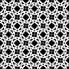 Seamless vector background with repeat pattern. Black and white color. Perfect for fashion, textile design, cute themed fabric, on wall paper, wrapping paper, fabrics and home decor.