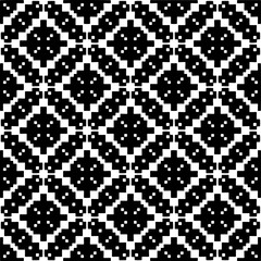 Seamless vector background with repeat pattern. Black and white color. Perfect for fashion, textile design, cute themed fabric, on wall paper, wrapping paper, fabrics and home decor.