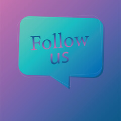 Follow us. Social media