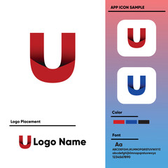 Stylish U Logo Design