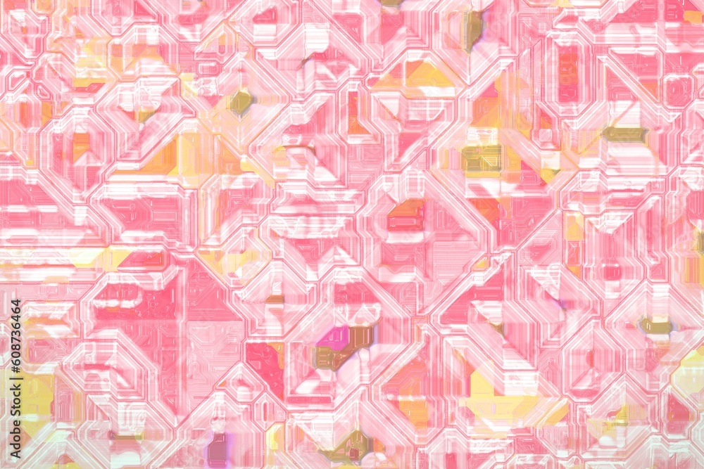 Poster design nice digital multi colored toxic pattern computer art texture or background illustration