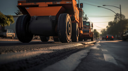 The Science and Art of Road Construction with Asphalt Concrete Paving. Generative AI