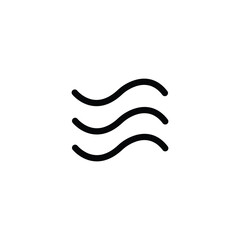 Wave icon design collection