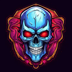 Skull Head E-Sport Game