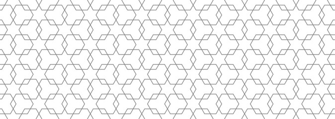 Historic Decorative All Over pattern. Vintage tilework and textiles grey Geometric Design. Abstract art.