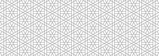 Historic Decorative All Over pattern. Vintage tilework and textiles grey Geometric Design. Abstract art.