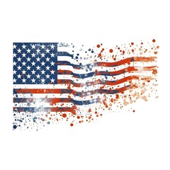 american flag Ai Generated.