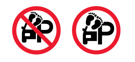 Stop, caution no baby or kids inside in a hot car or parking in the sun. Allowed negligence pictogram. Beware, babies leaving in a parked cars. forgetting small children in the car. Baby on board
