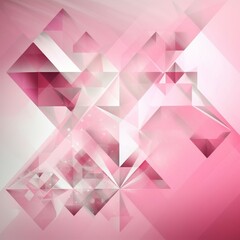 abstract background pink light with triangles