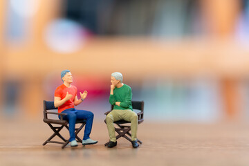 People showed up to socialize and have fun, Friendship day concept